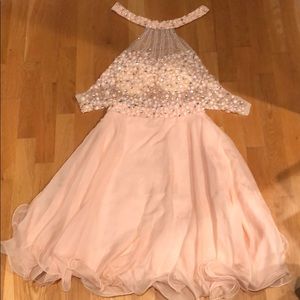 mini two piece prom/dance dress